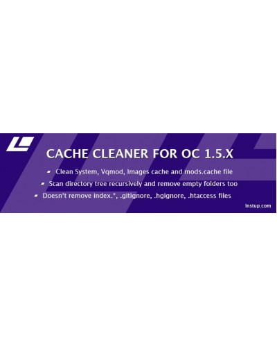 Cache cleaner for OC 1.5.x (VQmod)